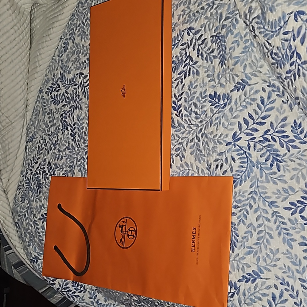 Hermes box and bag set